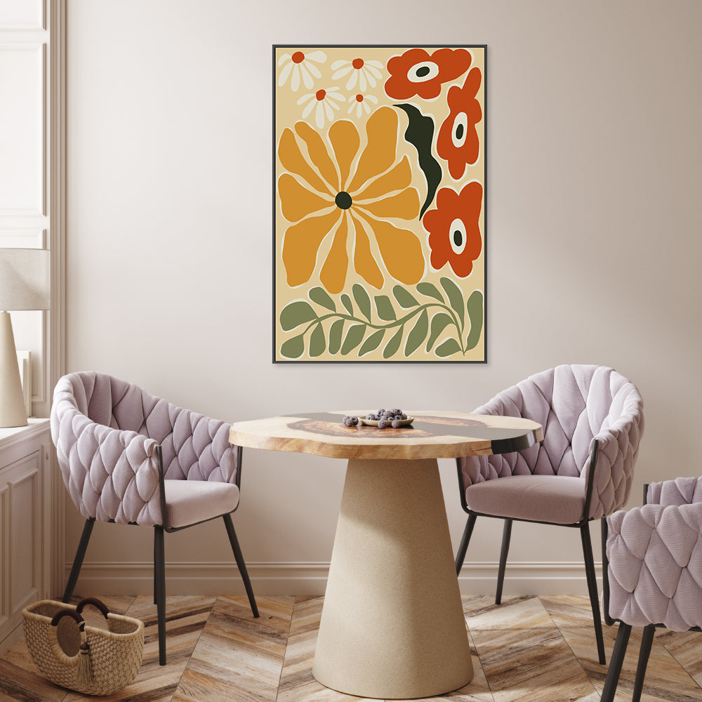 wall-art-print-canvas-poster-framed-Colorful Mid century , By Miho Art Studio-7