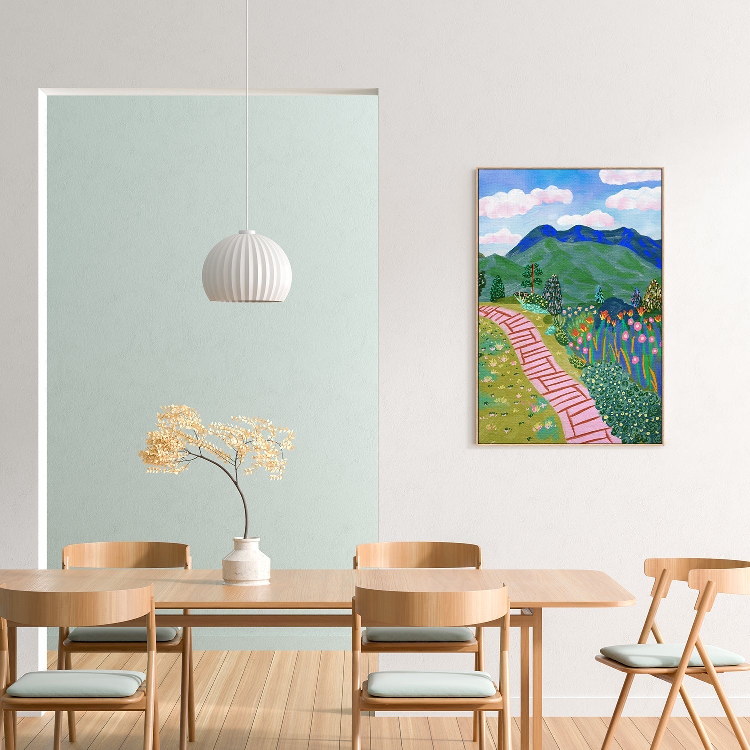 wall-art-print-canvas-poster-framed-Colorful Mountain , By Kartika Paramita-7