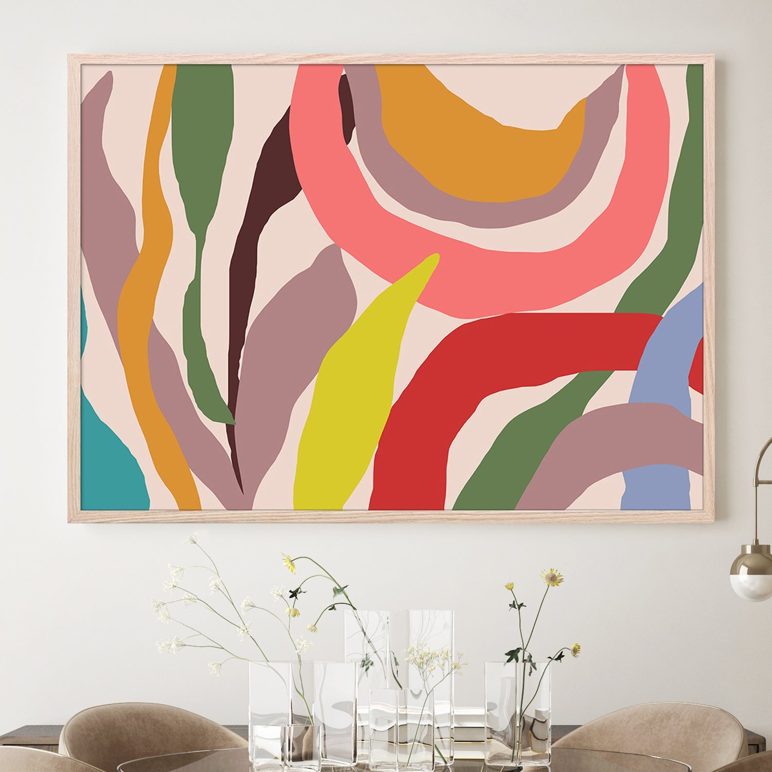 wall-art-print-canvas-poster-framed-Colorful Wavescape-2