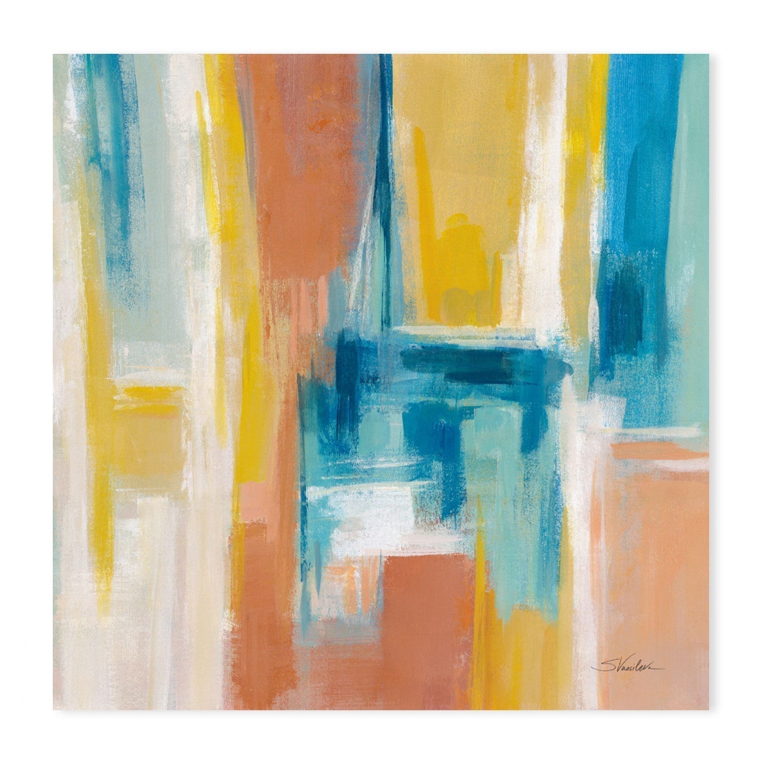 wall-art-print-canvas-poster-framed-Colour Blocks-by-Silvia Vassileva-Gioia Wall Art