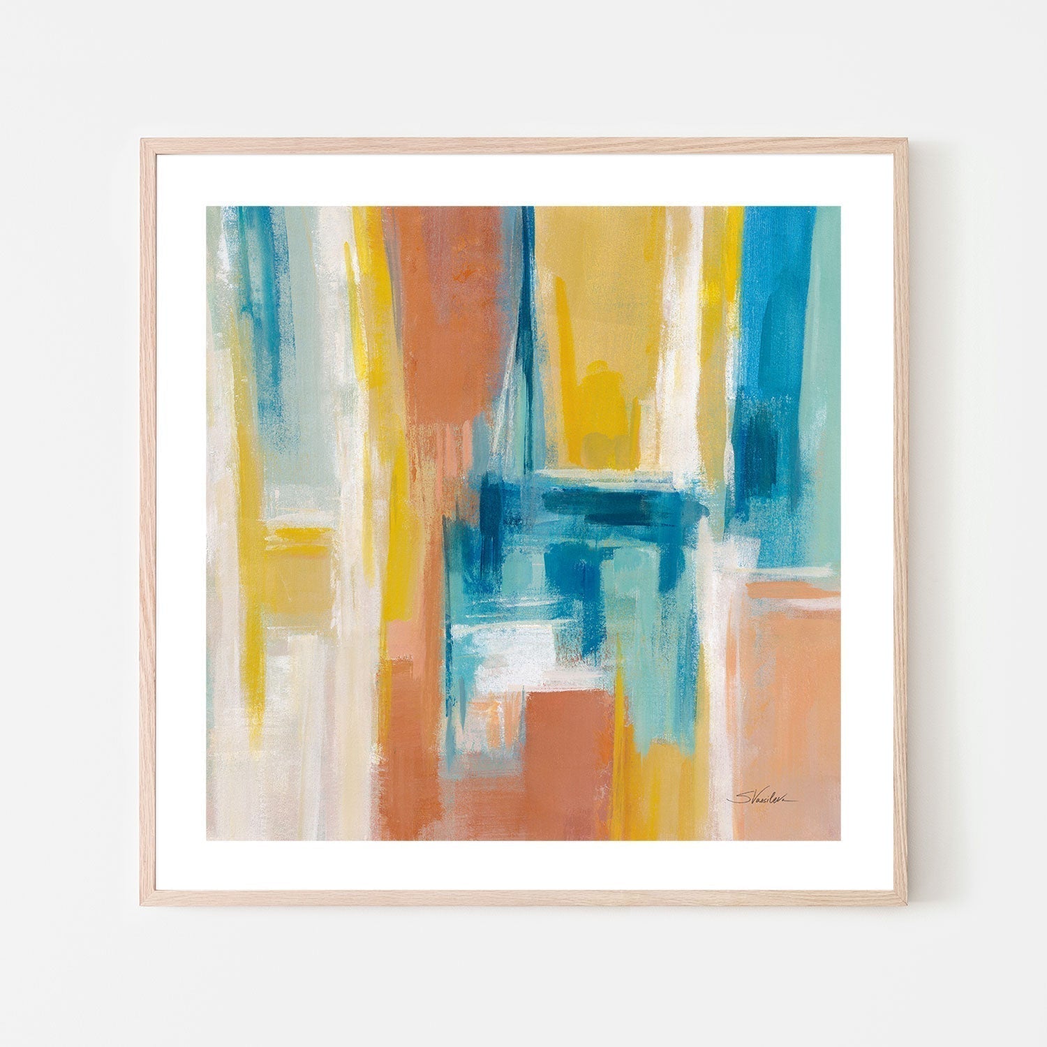 wall-art-print-canvas-poster-framed-Colour Blocks-by-Silvia Vassileva-Gioia Wall Art