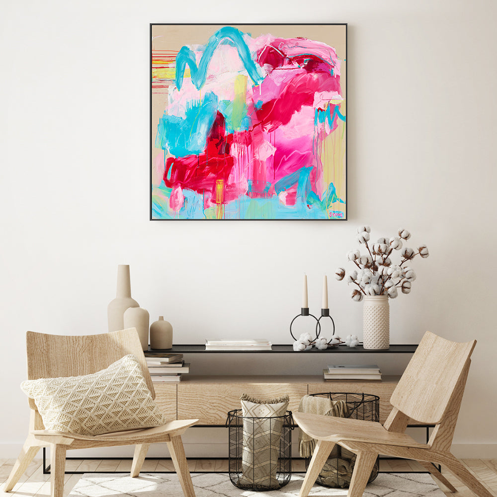 wall-art-print-canvas-poster-framed-Colour Explosion , By Belinda Stone-GIOIA-WALL-ART