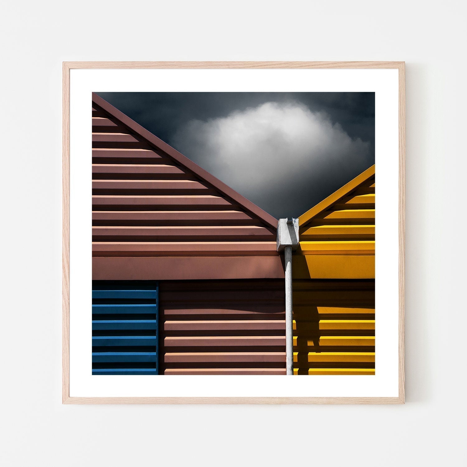 wall-art-print-canvas-poster-framed-Coloured Angular Architecture , By Gilbert Claes-GIOIA-WALL-ART