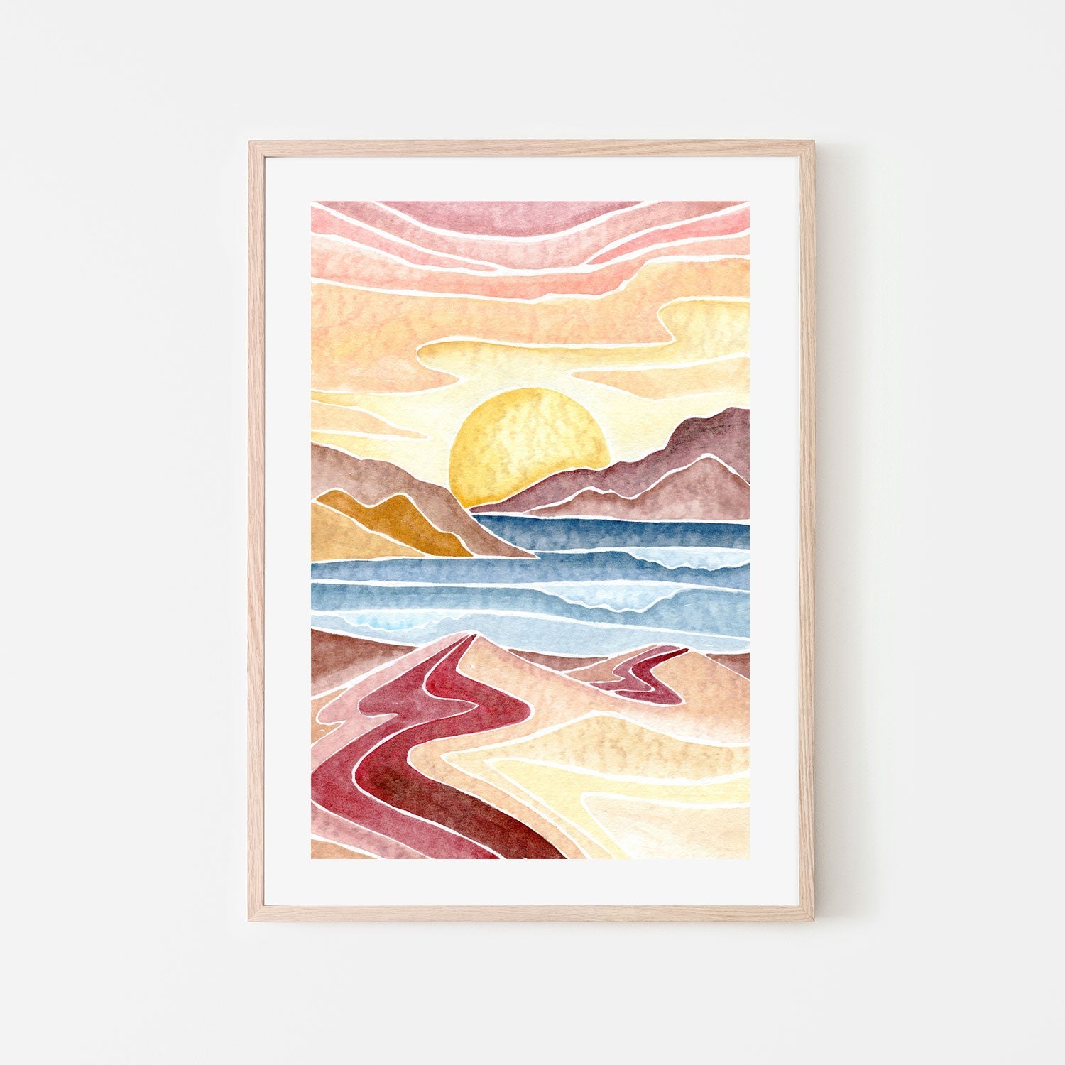 Coloured Landscape , By Jessie Mitchelson