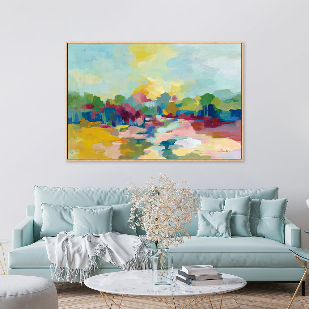 wall-art-print-canvas-poster-framed-Colourful Inlet-by-Silvia Vassileva-Gioia Wall Art