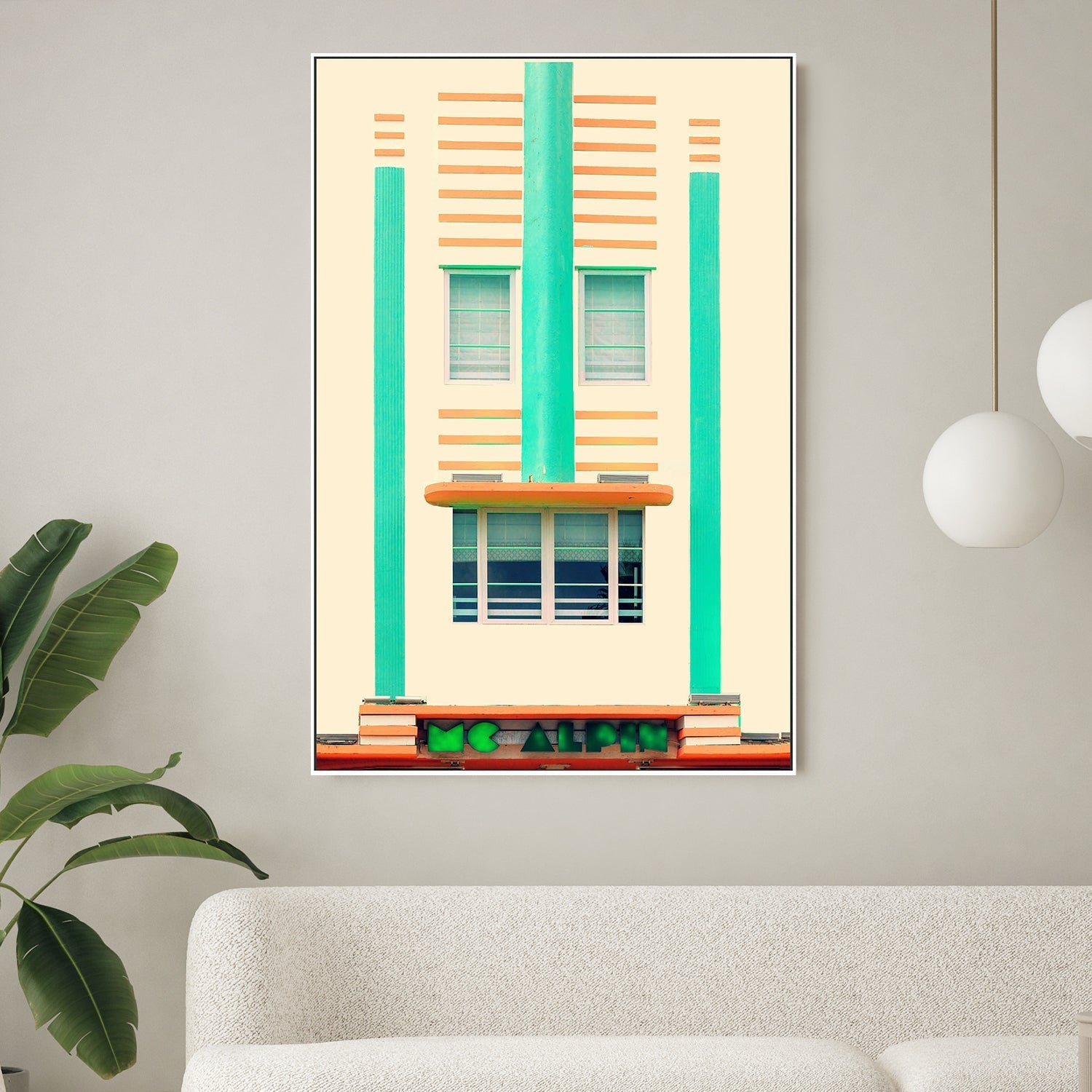 wall-art-print-canvas-poster-framed-Colourful Miami , By Peter Dulis-2
