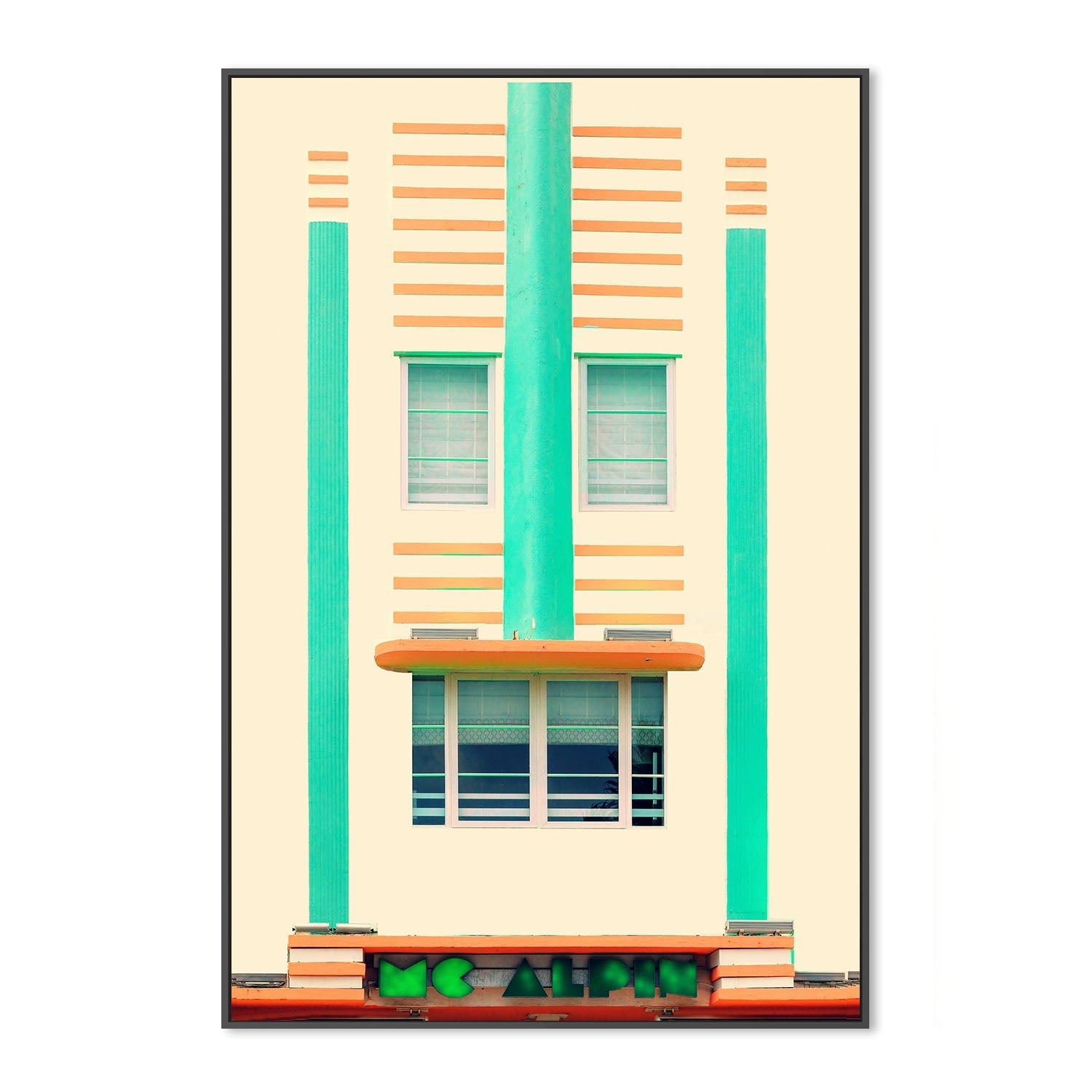 wall-art-print-canvas-poster-framed-Colourful Miami , By Peter Dulis-3