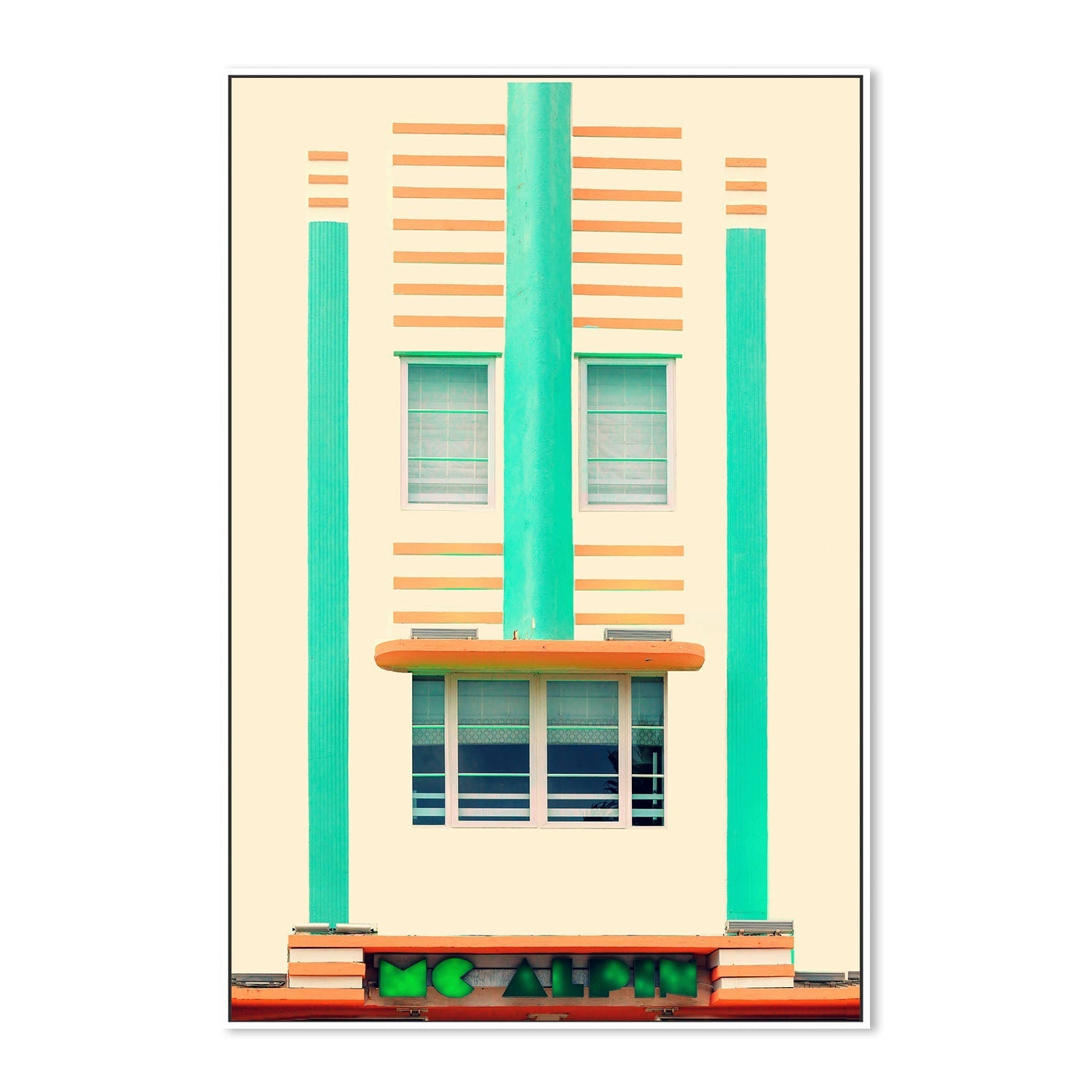 wall-art-print-canvas-poster-framed-Colourful Miami , By Peter Dulis-5