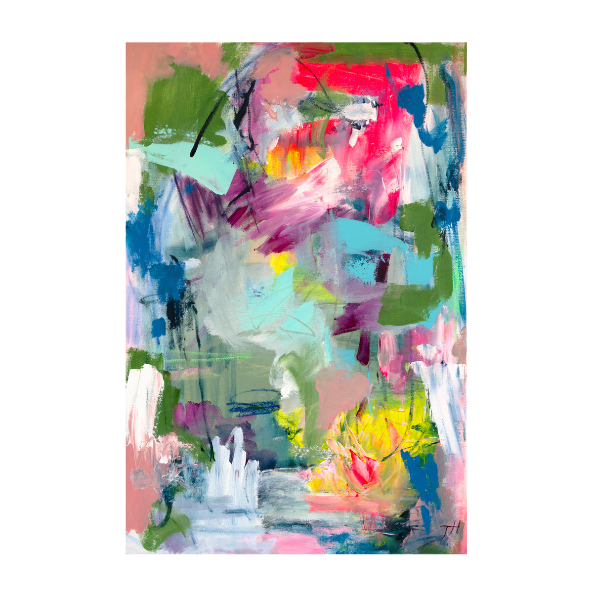 wall-art-print-canvas-poster-framed-Colourful Palette, By Tove Hoglund-GIOIA-WALL-ART