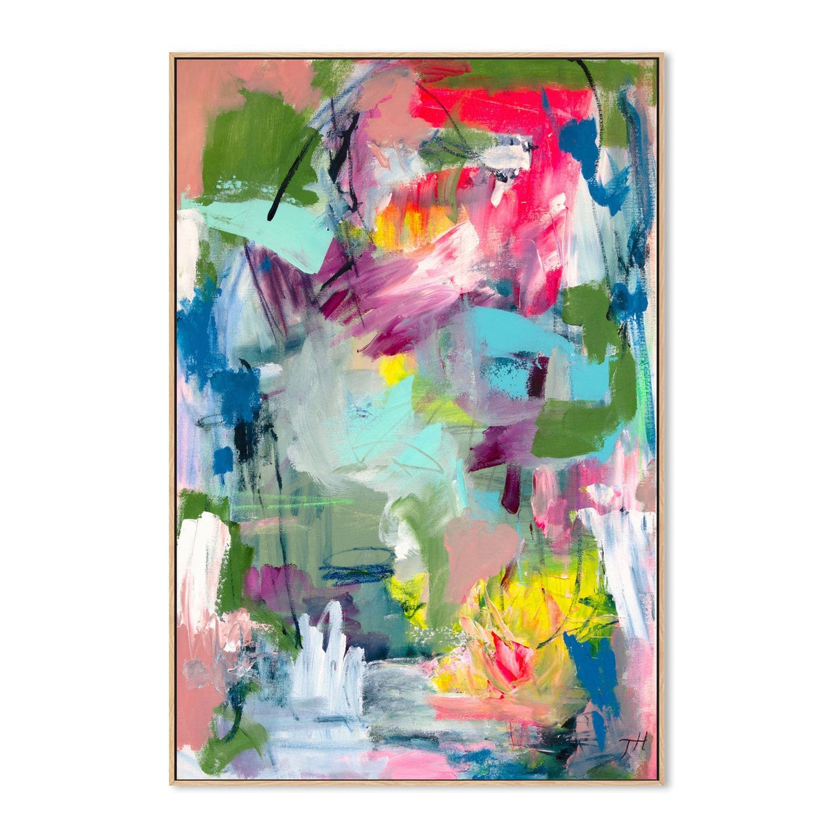 wall-art-print-canvas-poster-framed-Colourful Palette, By Tove Hoglund-GIOIA-WALL-ART
