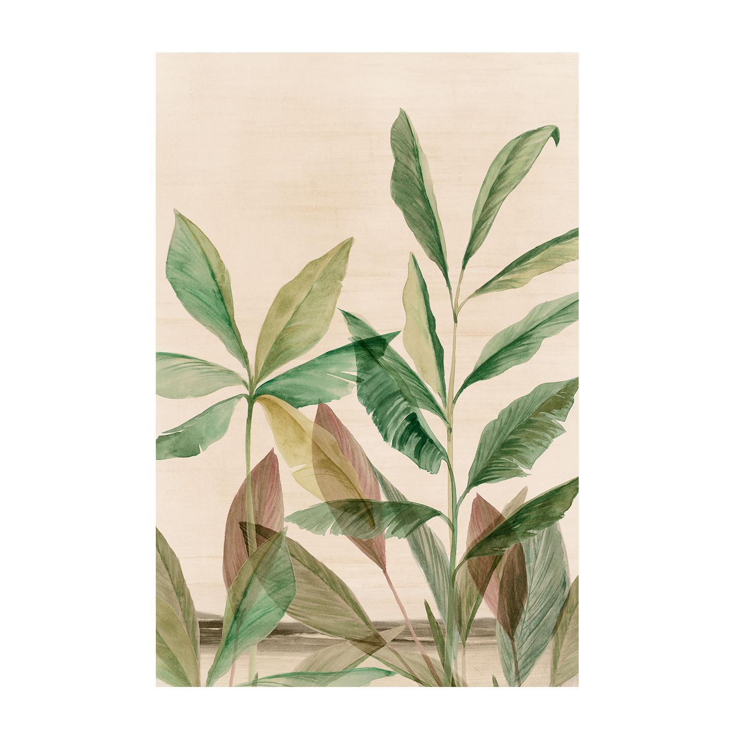 wall-art-print-canvas-poster-framed-Colourful Tropics, Style A & B, Set Of 2 , By Aria K-8