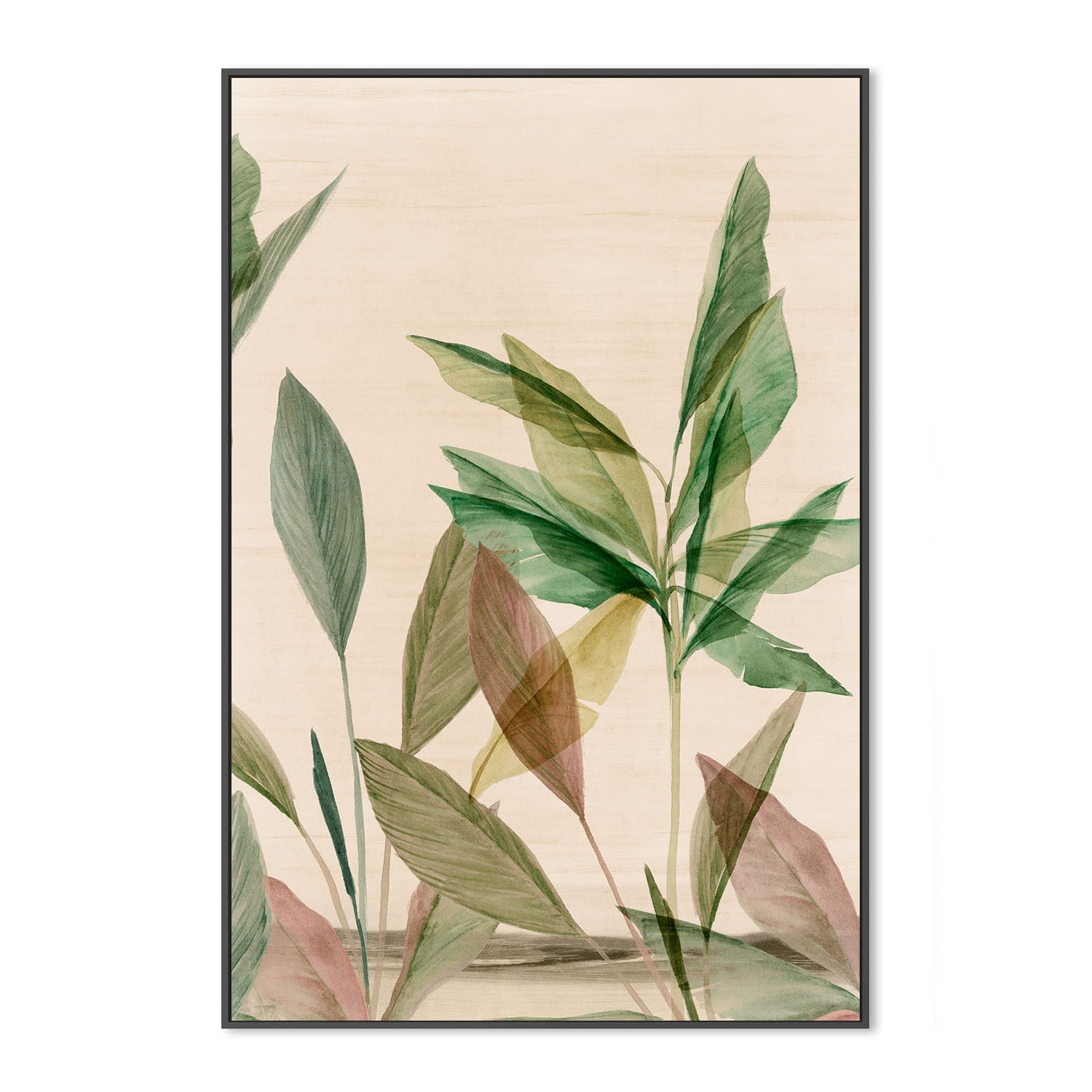 wall-art-print-canvas-poster-framed-Colourful Tropics, Style B , By Aria K-3