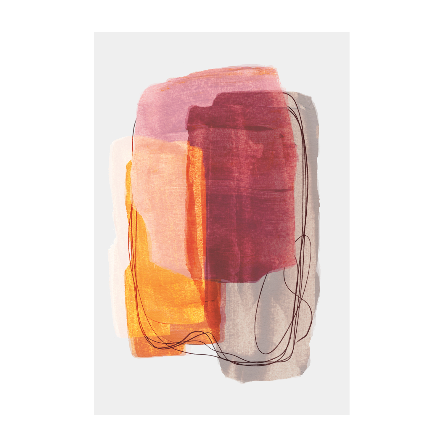 wall-art-print-canvas-poster-framed-Concentrated Colour, By Mareike Bohmer-GIOIA-WALL-ART