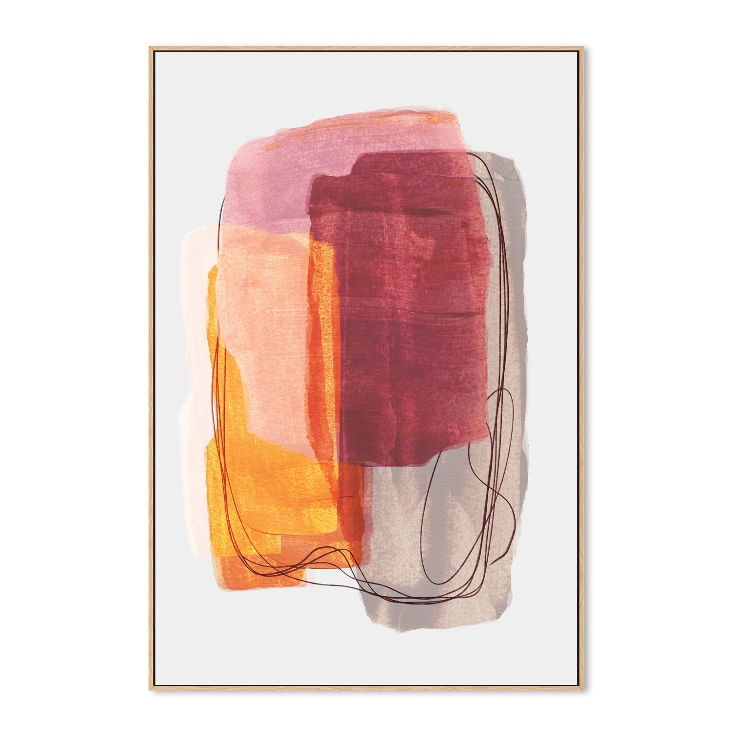 wall-art-print-canvas-poster-framed-Concentrated Colour, By Mareike Bohmer-GIOIA-WALL-ART