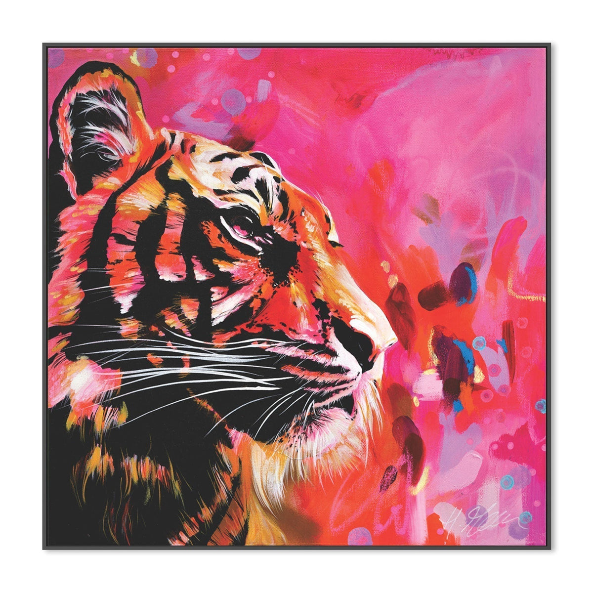 wall-art-print-canvas-poster-framed-CONFETTI JUNGLE-by-Heylie Morris-Gioia Wall Art