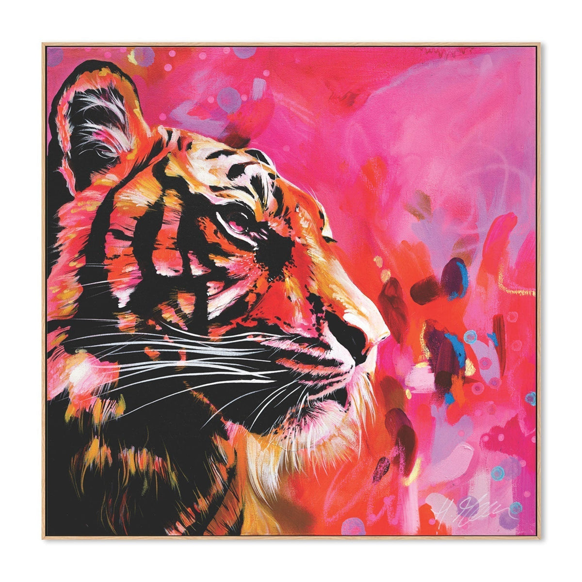 wall-art-print-canvas-poster-framed-CONFETTI JUNGLE-by-Heylie Morris-Gioia Wall Art