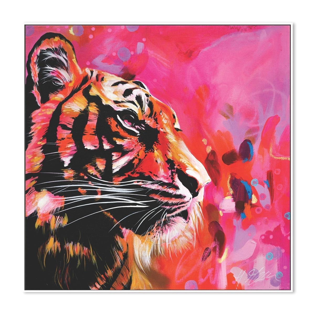 wall-art-print-canvas-poster-framed-CONFETTI JUNGLE-by-Heylie Morris-Gioia Wall Art
