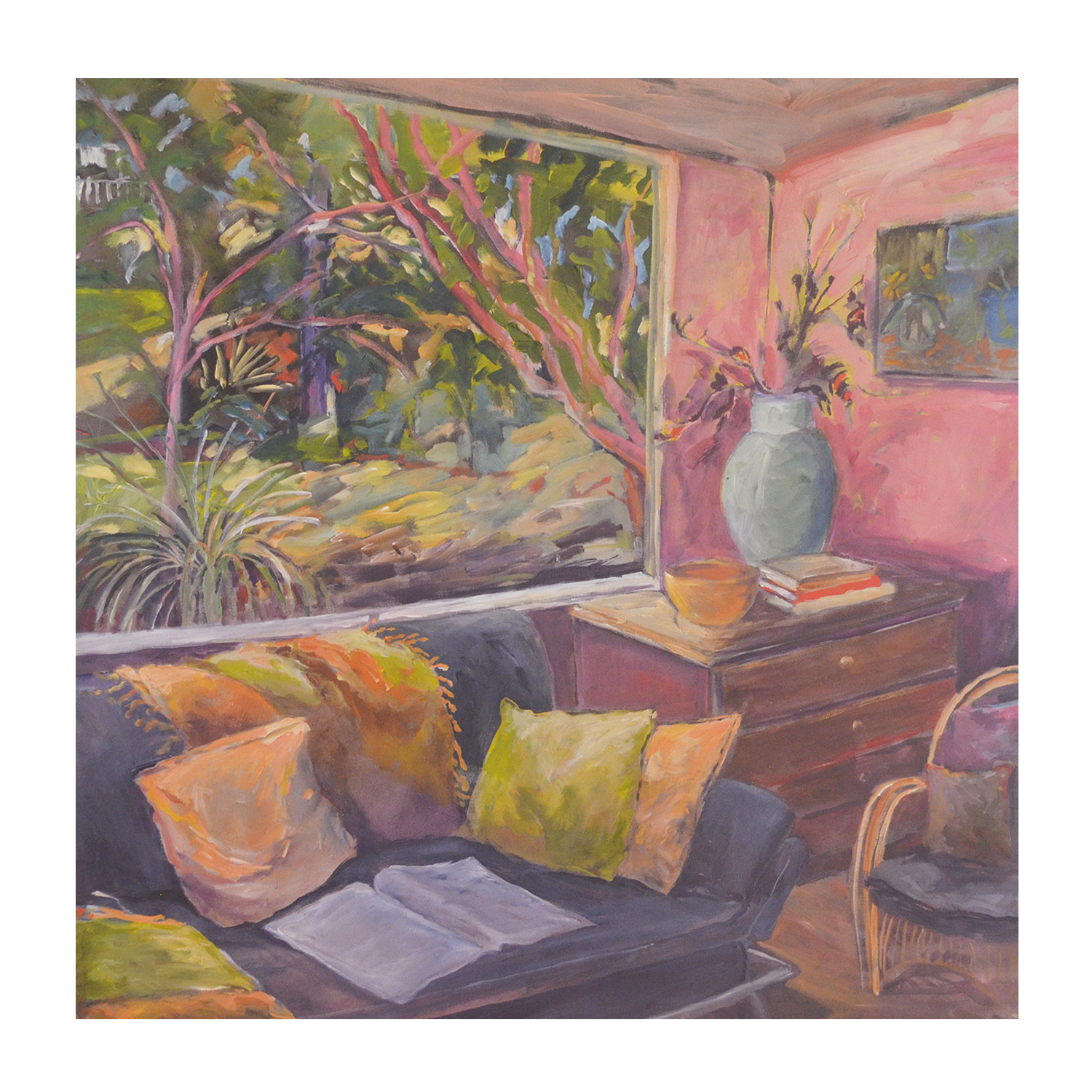 wall-art-print-canvas-poster-framed-Contemplation Corner , By Christine Read-1