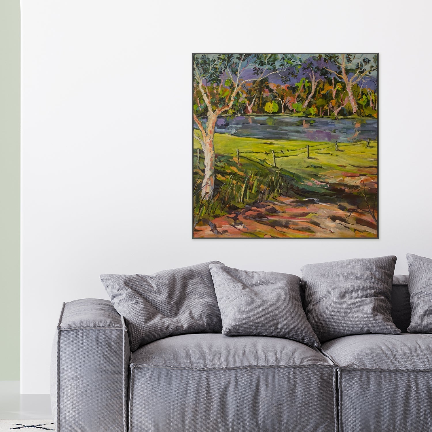 wall-art-print-canvas-poster-framed-Conversations With The Kangaroo Valley , By Christine Read-2