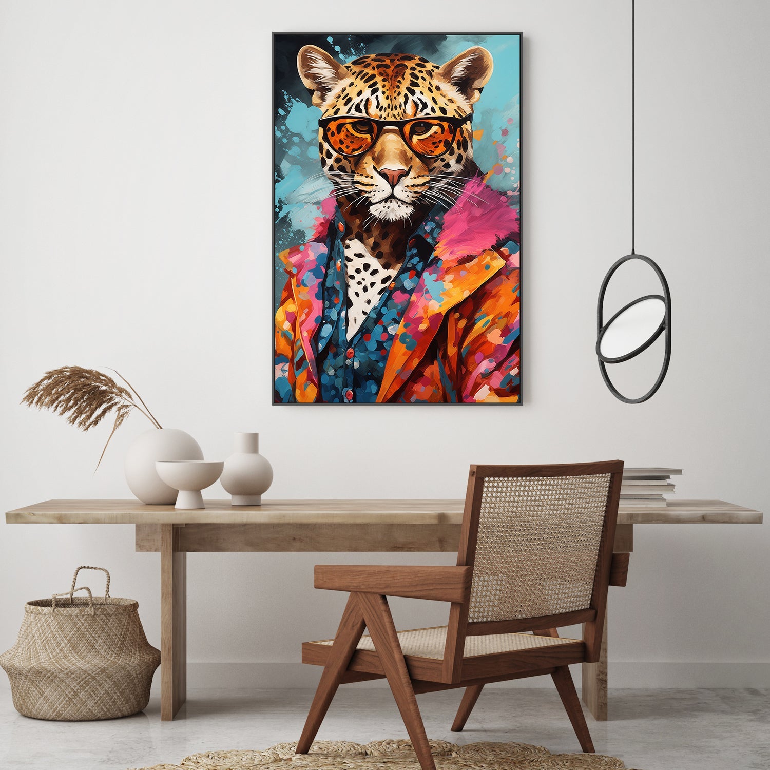 wall-art-print-canvas-poster-framed-Cool tiger-9