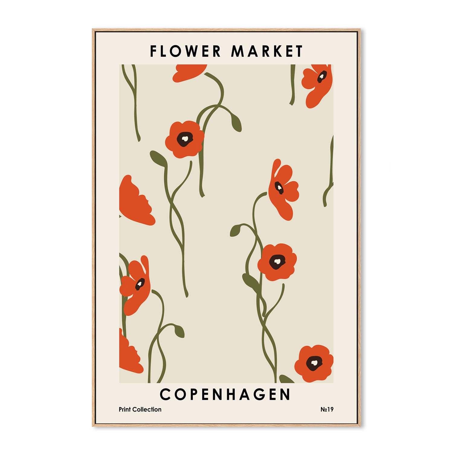 wall-art-print-canvas-poster-framed-Copenhagen Flower Market-GIOIA-WALL-ART