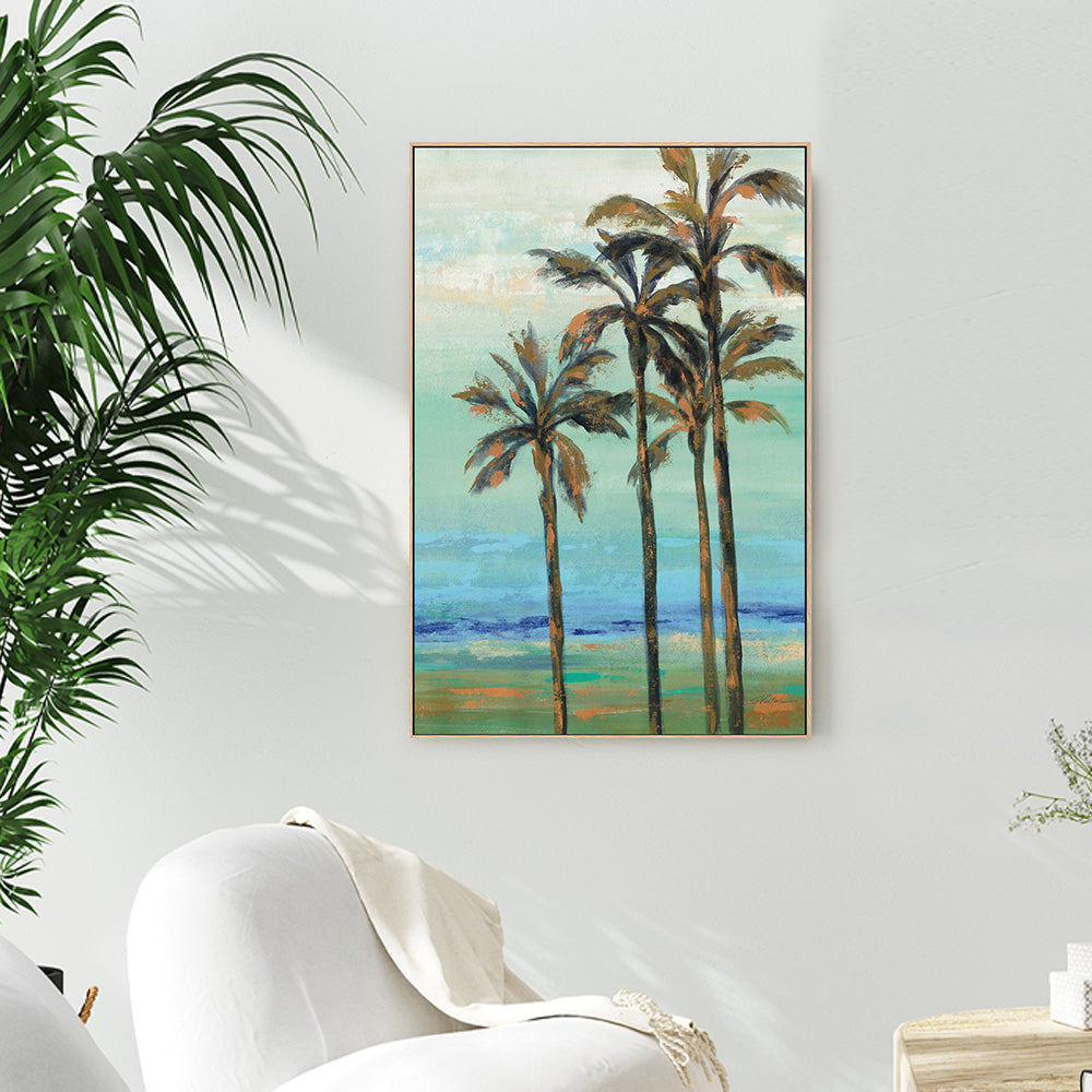 wall-art-print-canvas-poster-framed-Copper Palms, Style A-by-Silvia Vassileva-Gioia Wall Art