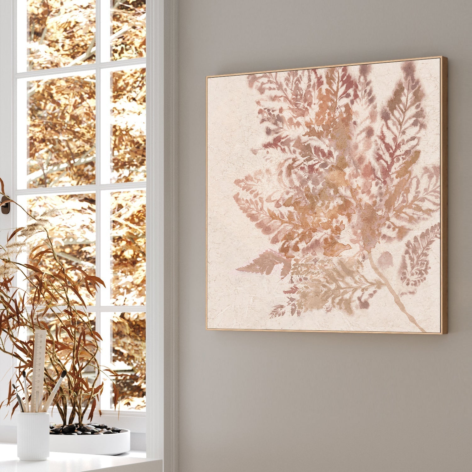 wall-art-print-canvas-poster-framed-Coral Fern, Style B , By Alex Black-2