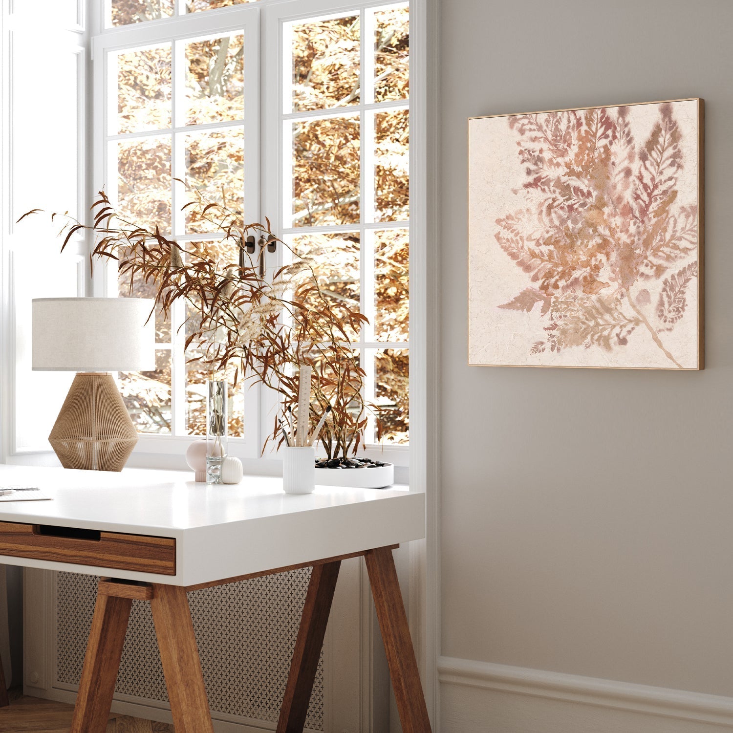 wall-art-print-canvas-poster-framed-Coral Fern, Style B , By Alex Black-7