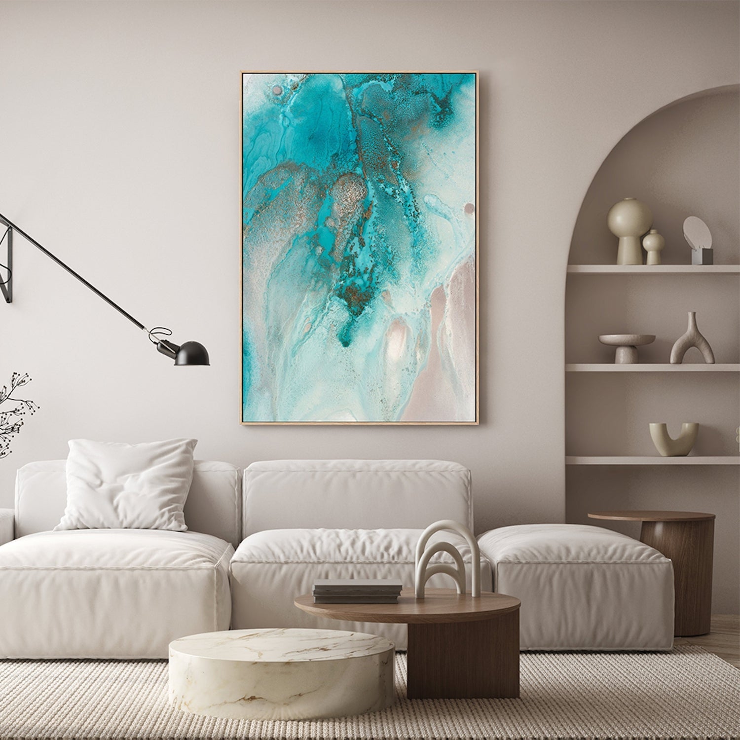 Coral Sea Flow, Style A , By Petra Meikle