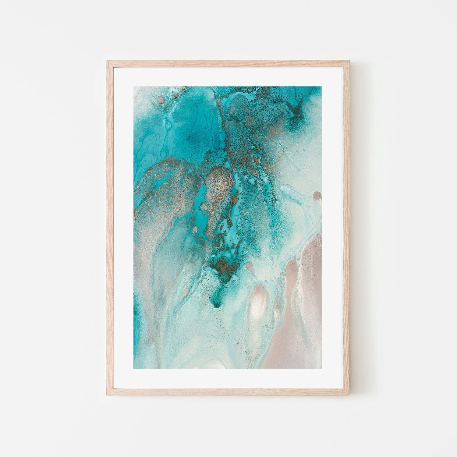 wall-art-print-canvas-poster-framed-Coral Sea Flow, Style A , By Petra Meikle-GIOIA-WALL-ART