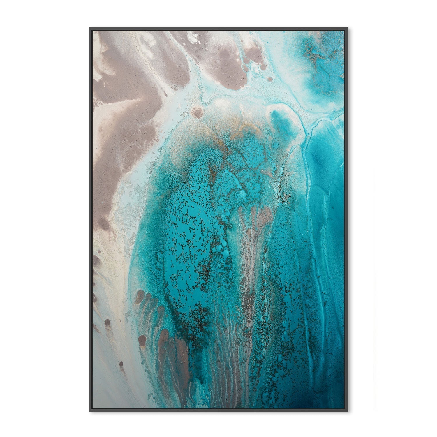 wall-art-print-canvas-poster-framed-Coral Sea Flow, Style B , By Petra Meikle-GIOIA-WALL-ART