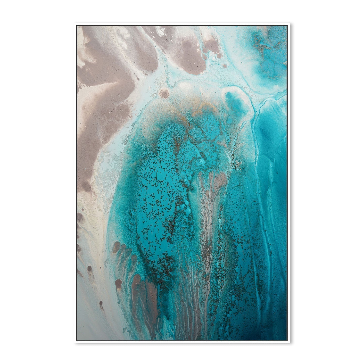 wall-art-print-canvas-poster-framed-Coral Sea Flow, Style B , By Petra Meikle-GIOIA-WALL-ART