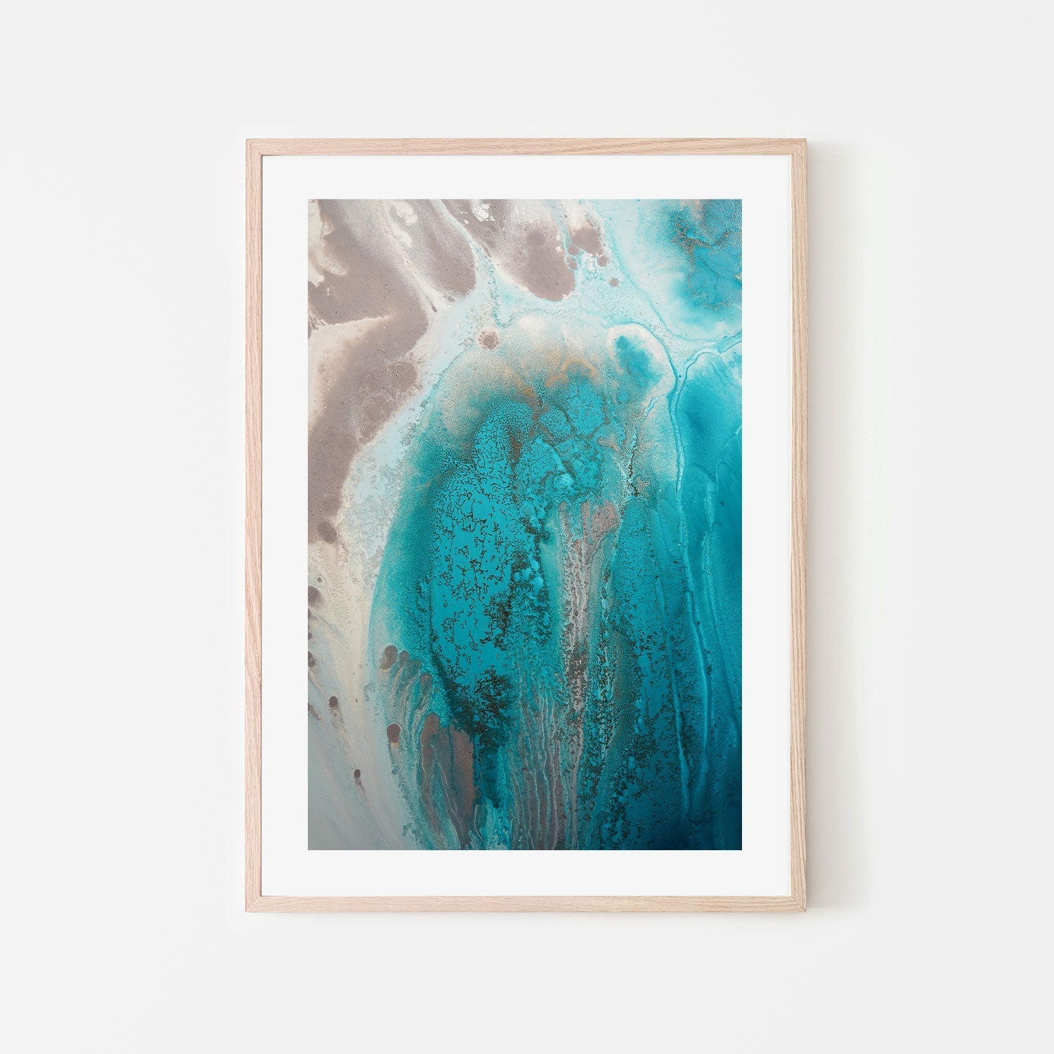 wall-art-print-canvas-poster-framed-Coral Sea Flow, Style B , By Petra Meikle-GIOIA-WALL-ART