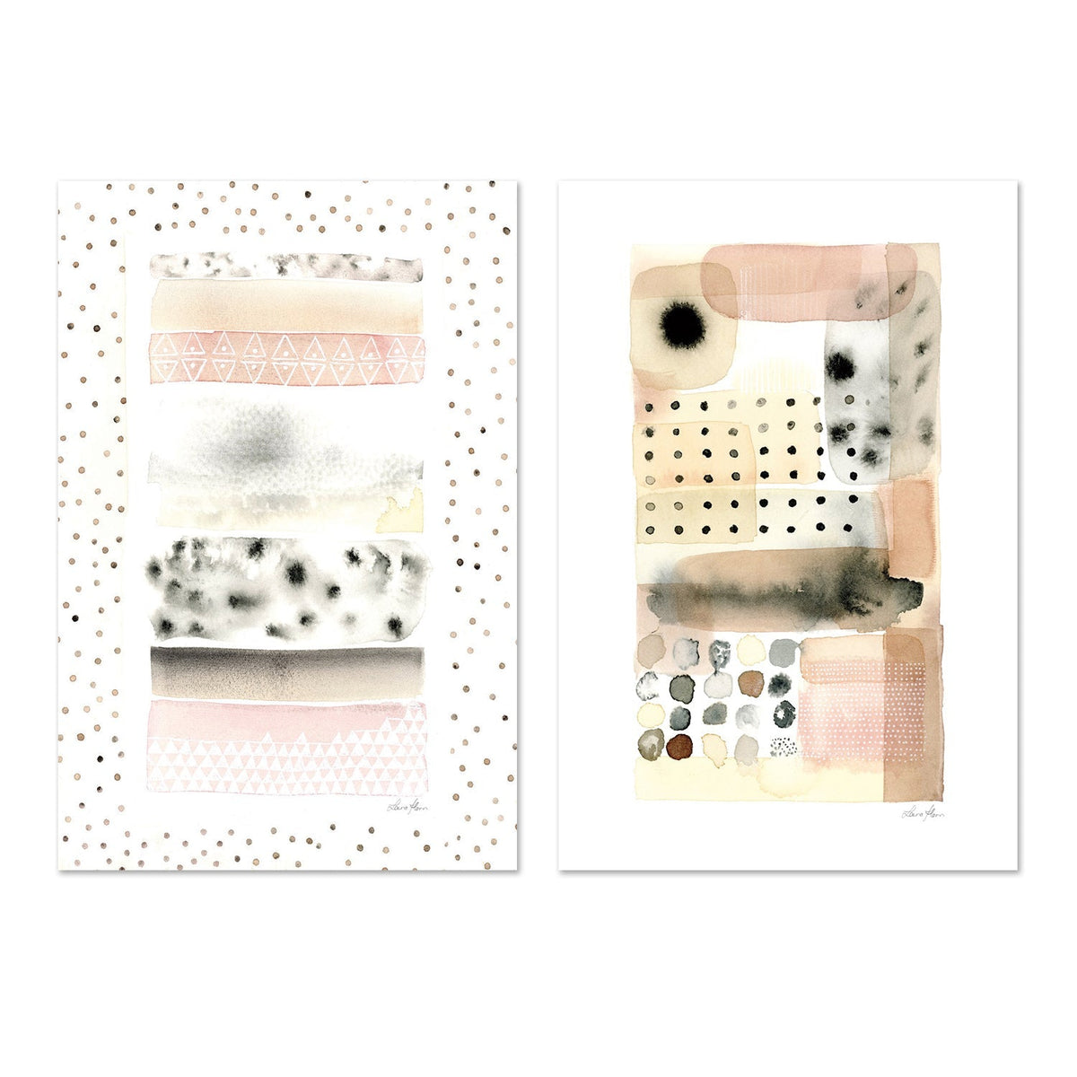 wall-art-print-canvas-poster-framed-Cosy Tender, Set of 2-by-Laura Horn-Gioia Wall Art