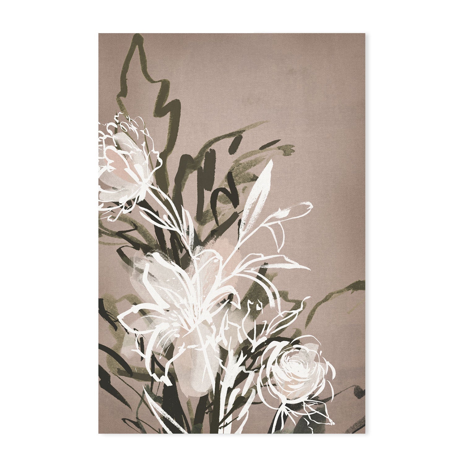 wall-art-print-canvas-poster-framed-Cottage Bouquet-by-Dear Musketeer Studio-Gioia Wall Art