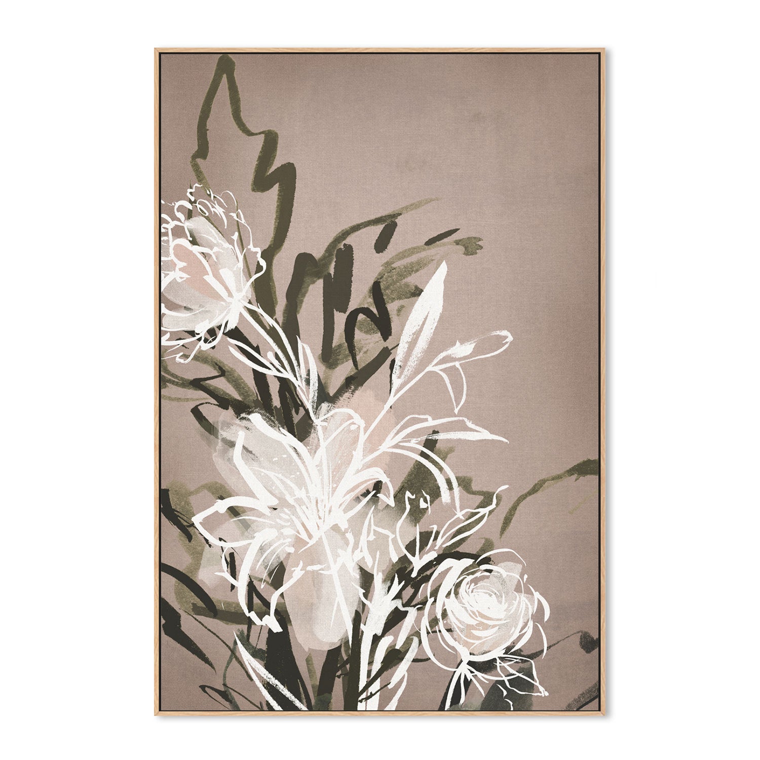 wall-art-print-canvas-poster-framed-Cottage Bouquet-by-Dear Musketeer Studio-Gioia Wall Art