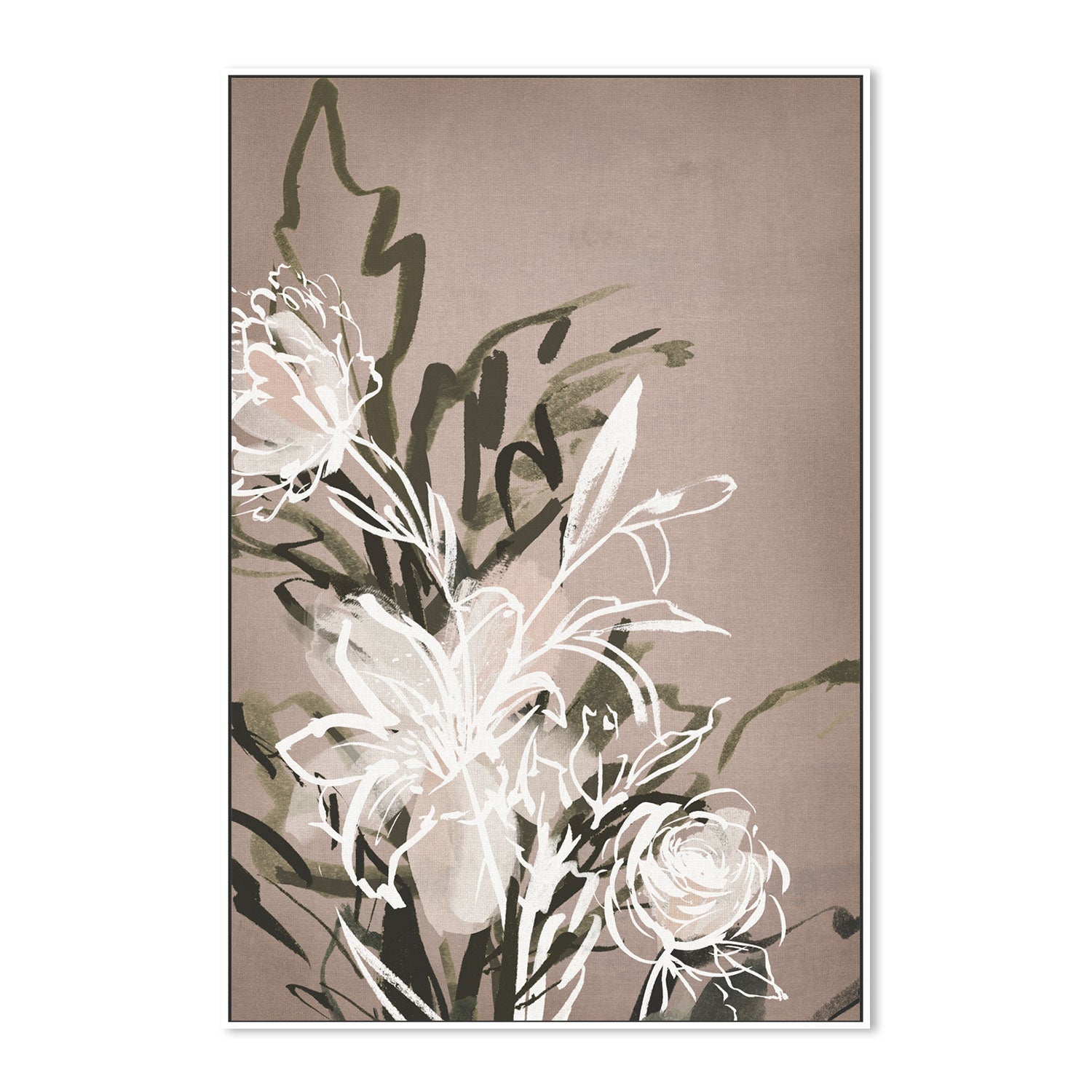 wall-art-print-canvas-poster-framed-Cottage Bouquet-by-Dear Musketeer Studio-Gioia Wall Art
