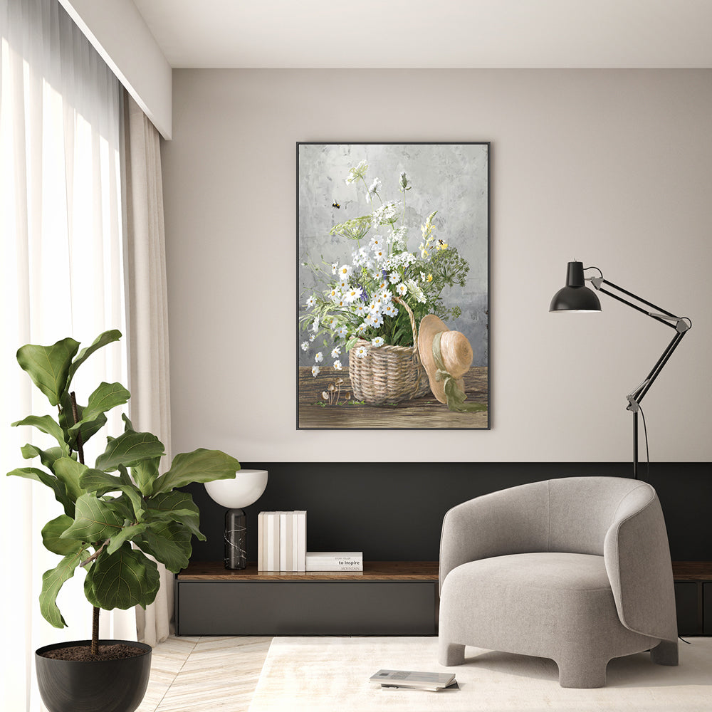 wall-art-print-canvas-poster-framed-Cottage Gardening, Style A , By Danhui Nai-GIOIA-WALL-ART