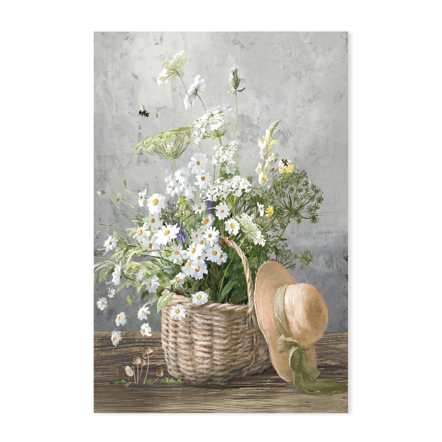 wall-art-print-canvas-poster-framed-Cottage Gardening, Style A & Style B, Set Of 2 , By Danhui Nai-GIOIA-WALL-ART