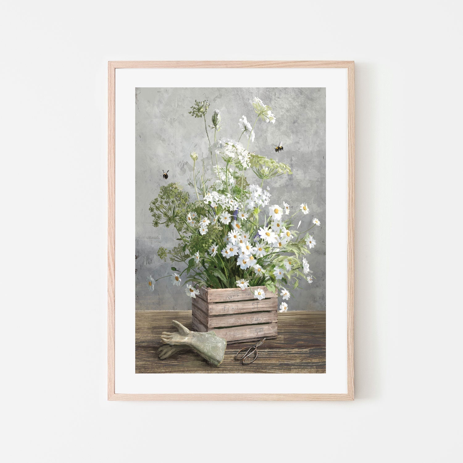 wall-art-print-canvas-poster-framed-Cottage Gardening, Style B , By Danhui Nai-GIOIA-WALL-ART