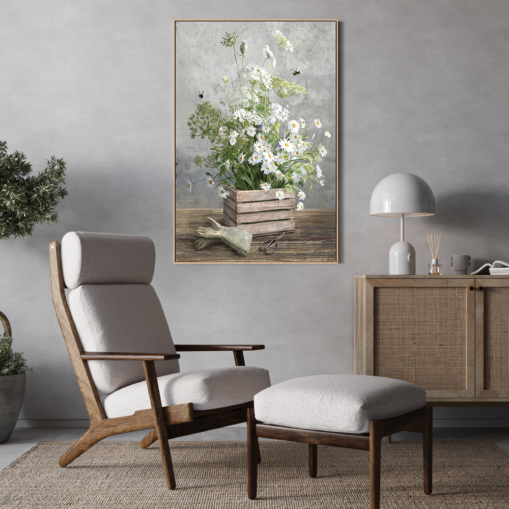 wall-art-print-canvas-poster-framed-Cottage Gardening, Style B , By Danhui Nai-GIOIA-WALL-ART