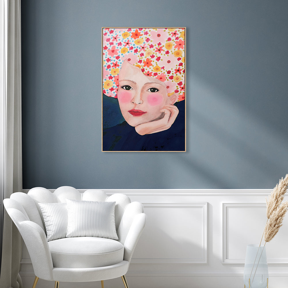 wall-art-print-canvas-poster-framed-Cottage Girl-GIOIA-WALL-ART