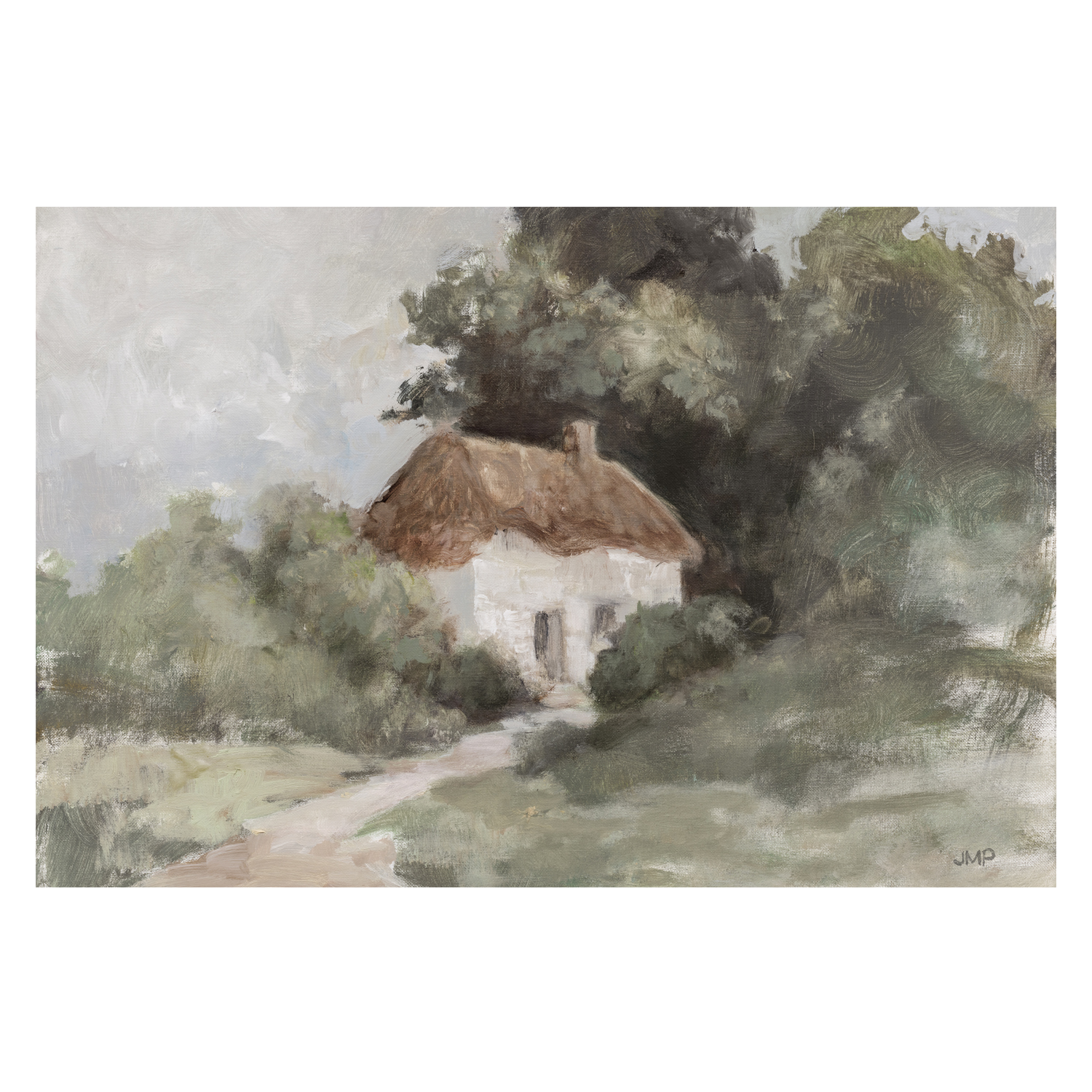 wall-art-print-canvas-poster-framed-Cottage Retreat Neutral , By Julia Purinton , By Julia Purinton-1