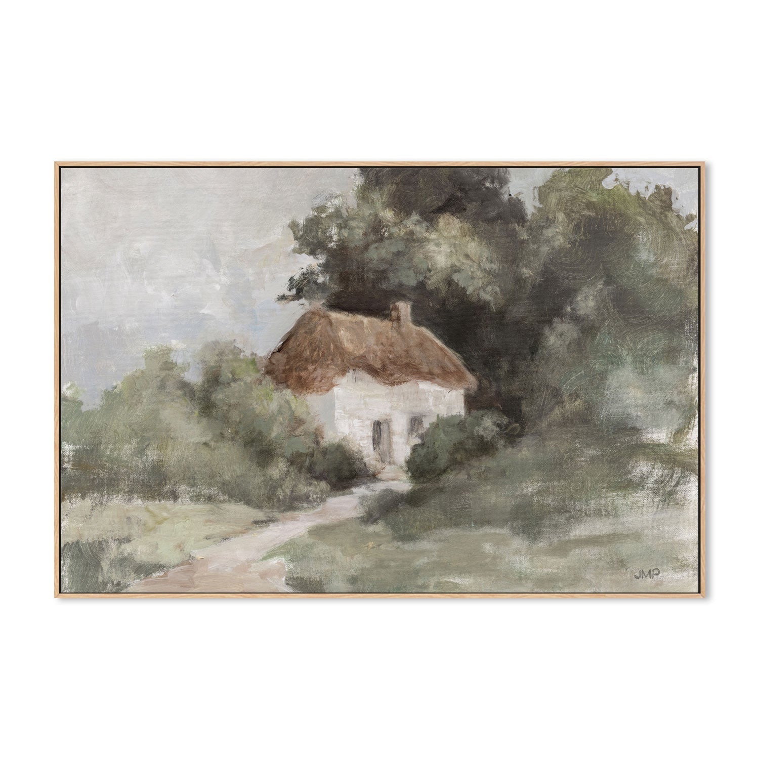 wall-art-print-canvas-poster-framed-Cottage Retreat Neutral , By Julia Purinton , By Julia Purinton-4