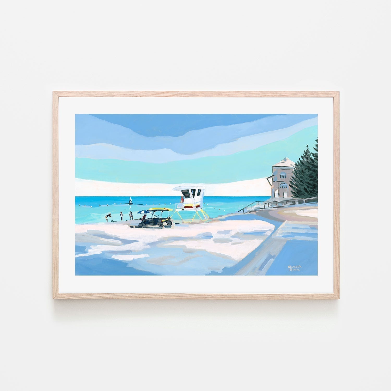wall-art-print-canvas-poster-framed-Cottesloe Beach , By Meredith Howse-GIOIA-WALL-ART