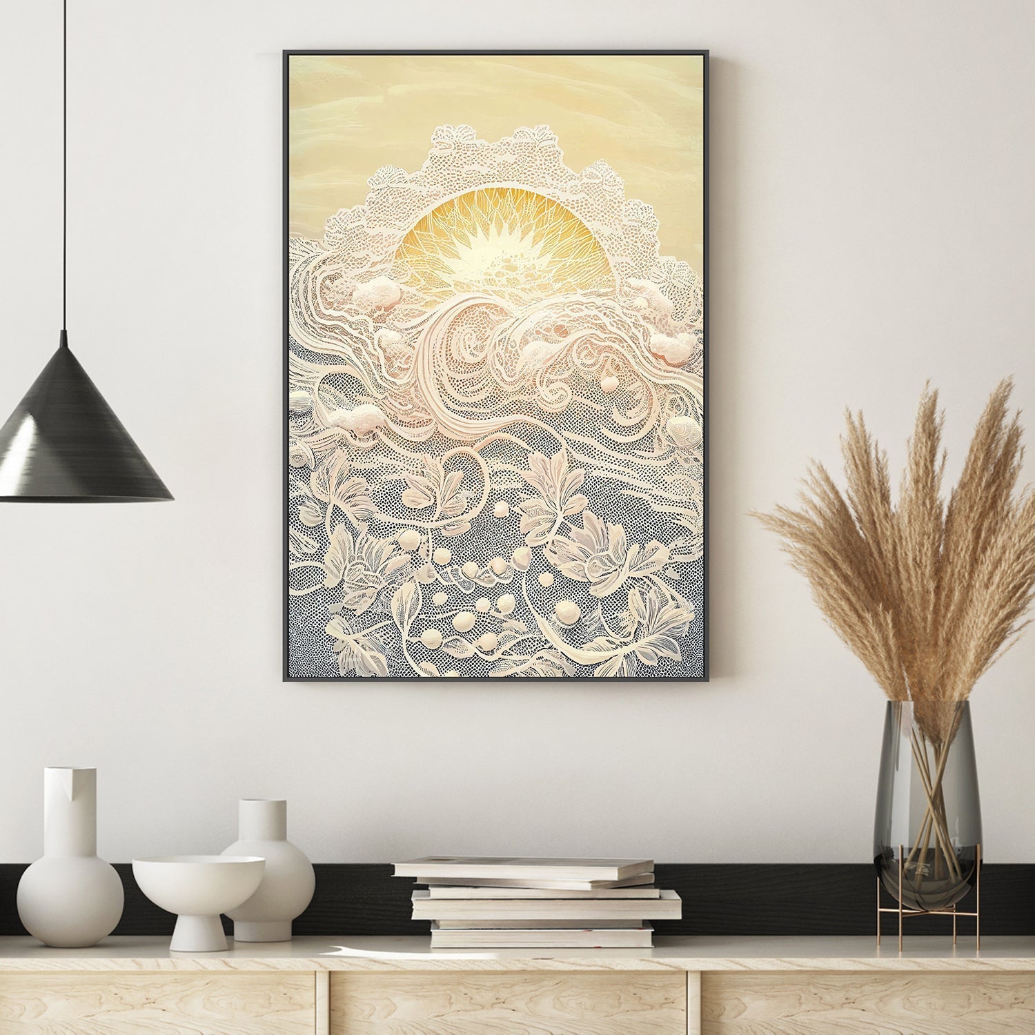 wall-art-print-canvas-poster-framed-Cotton Sea , By Unratio-2
