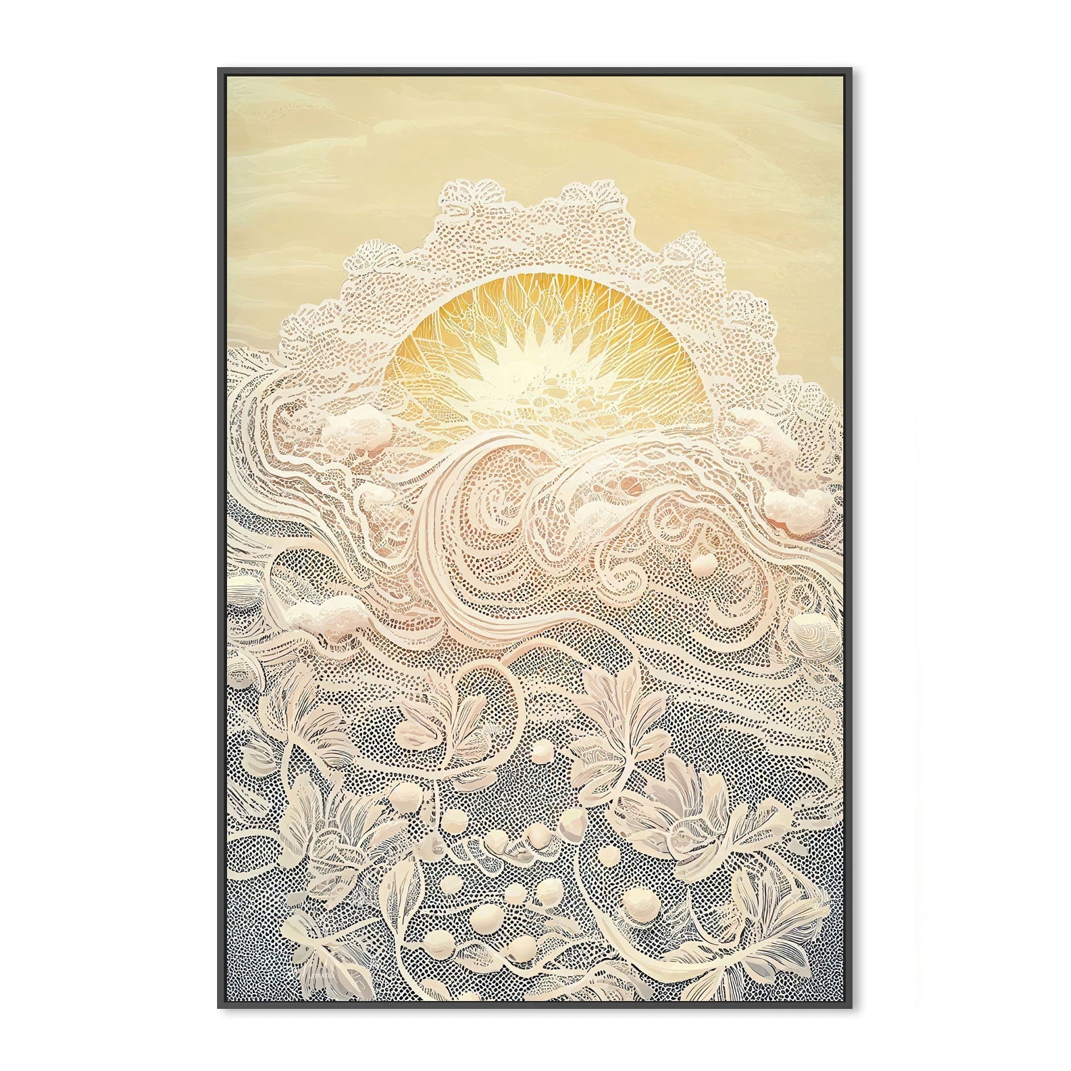wall-art-print-canvas-poster-framed-Cotton Sea , By Unratio-3