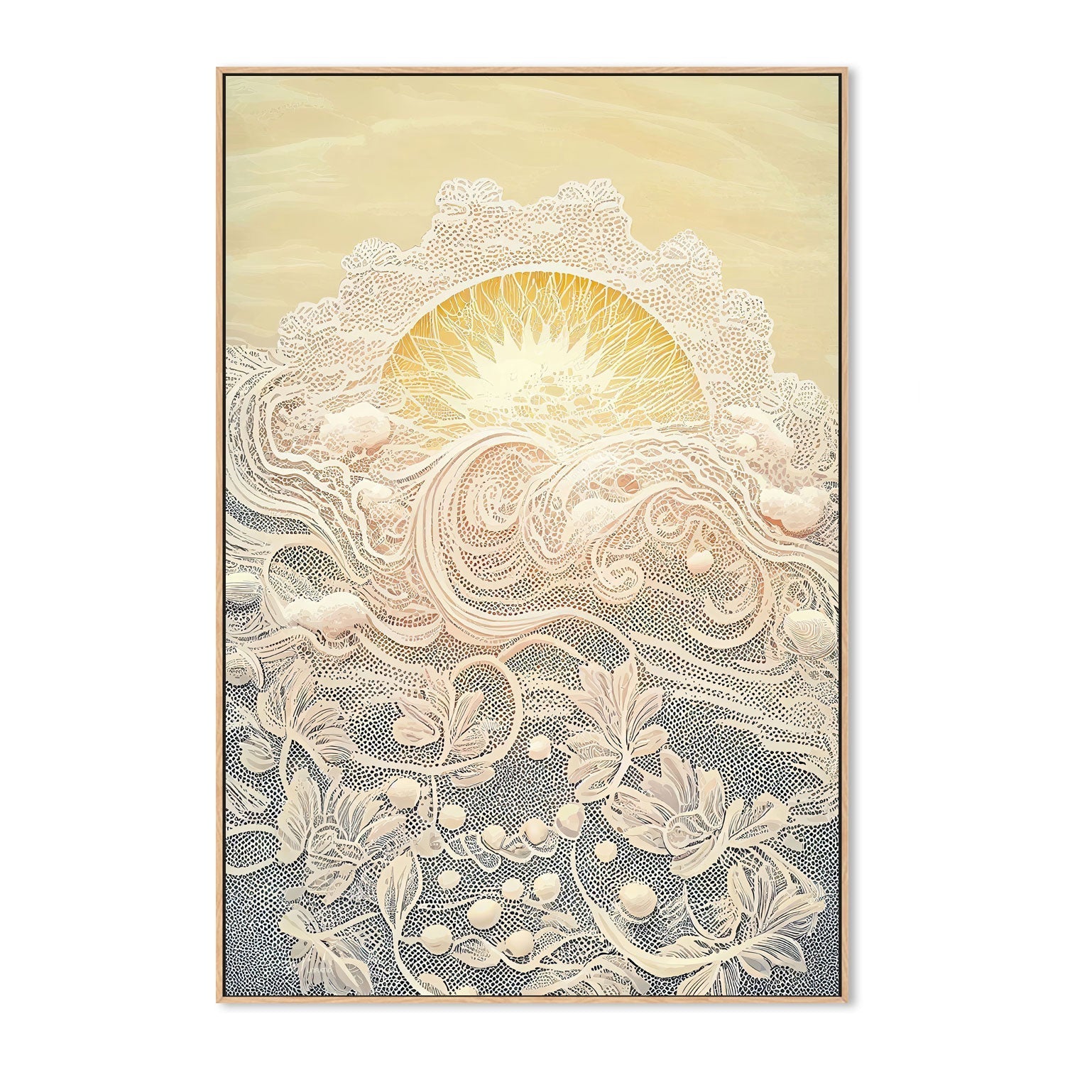 wall-art-print-canvas-poster-framed-Cotton Sea , By Unratio-4
