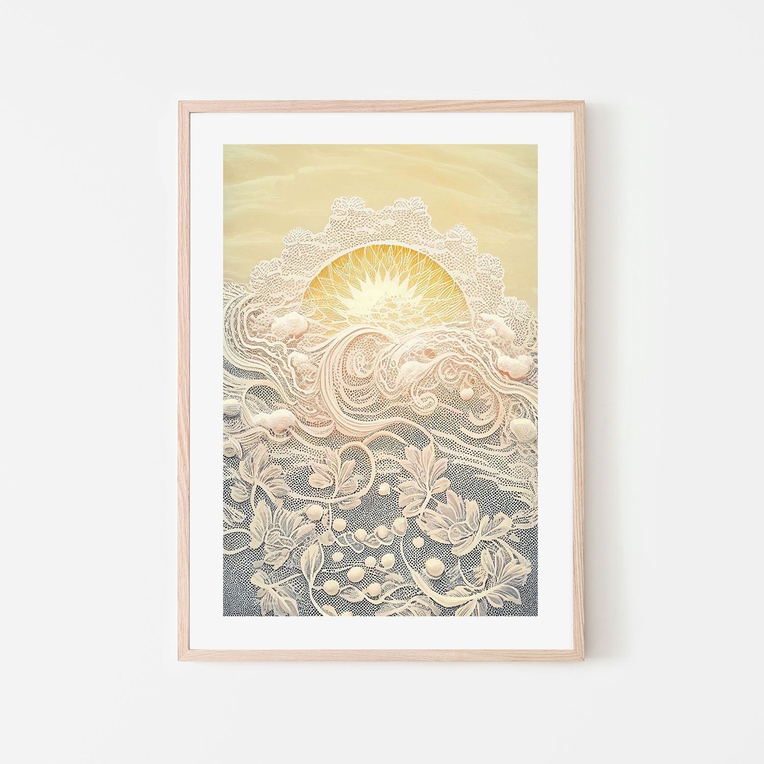 wall-art-print-canvas-poster-framed-Cotton Sea , By Unratio-6