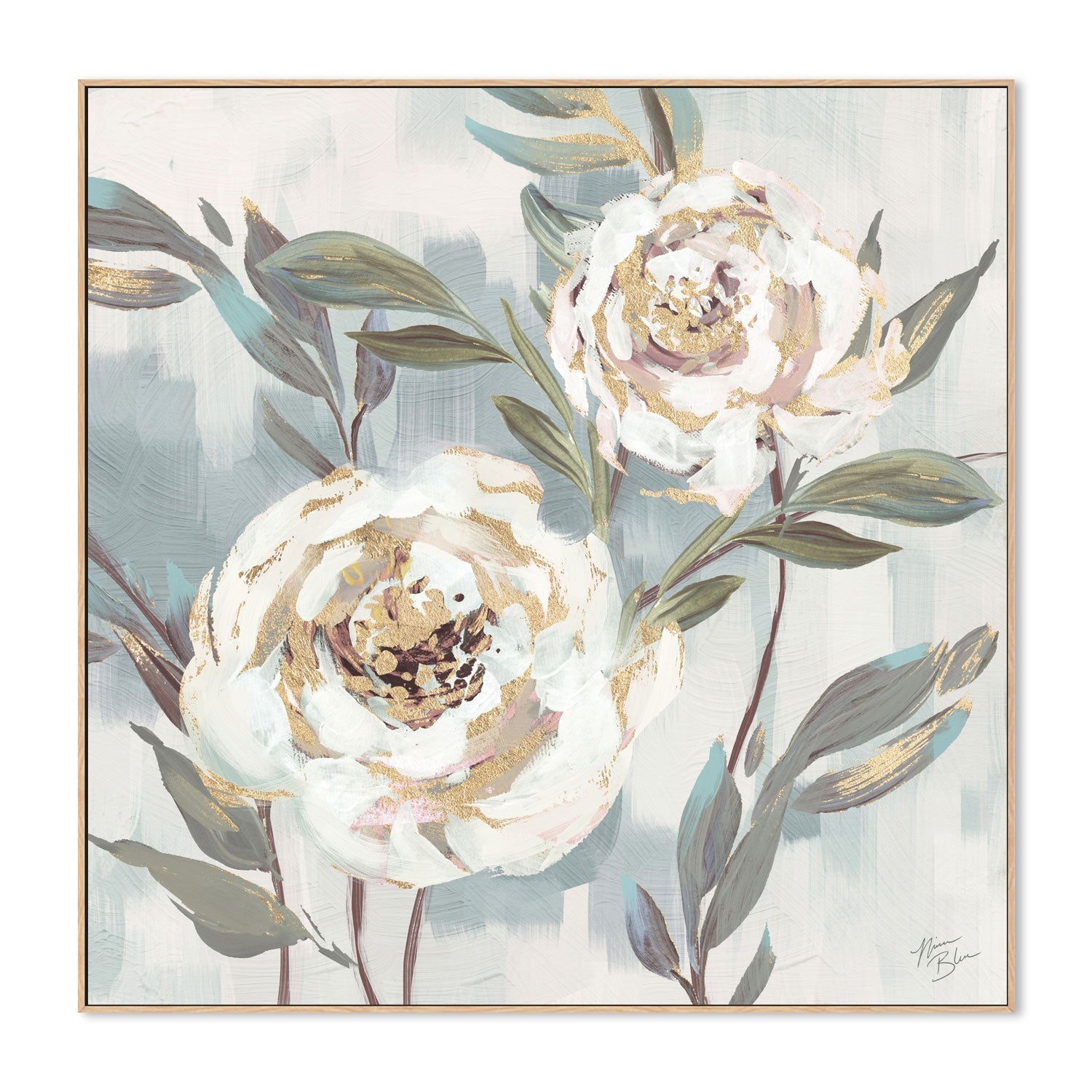 wall-art-print-canvas-poster-framed-Country Blossoms, Style A , By Nina Blue-4